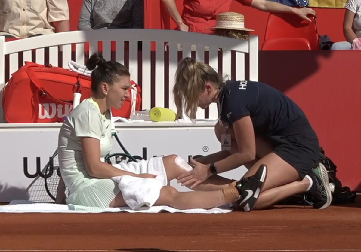 Simona Halep, probleme medicale la Trophee Clarins