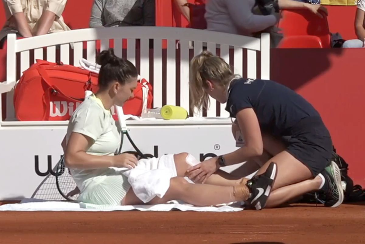 Simona Halep, probleme medicale la Trophee Clarins