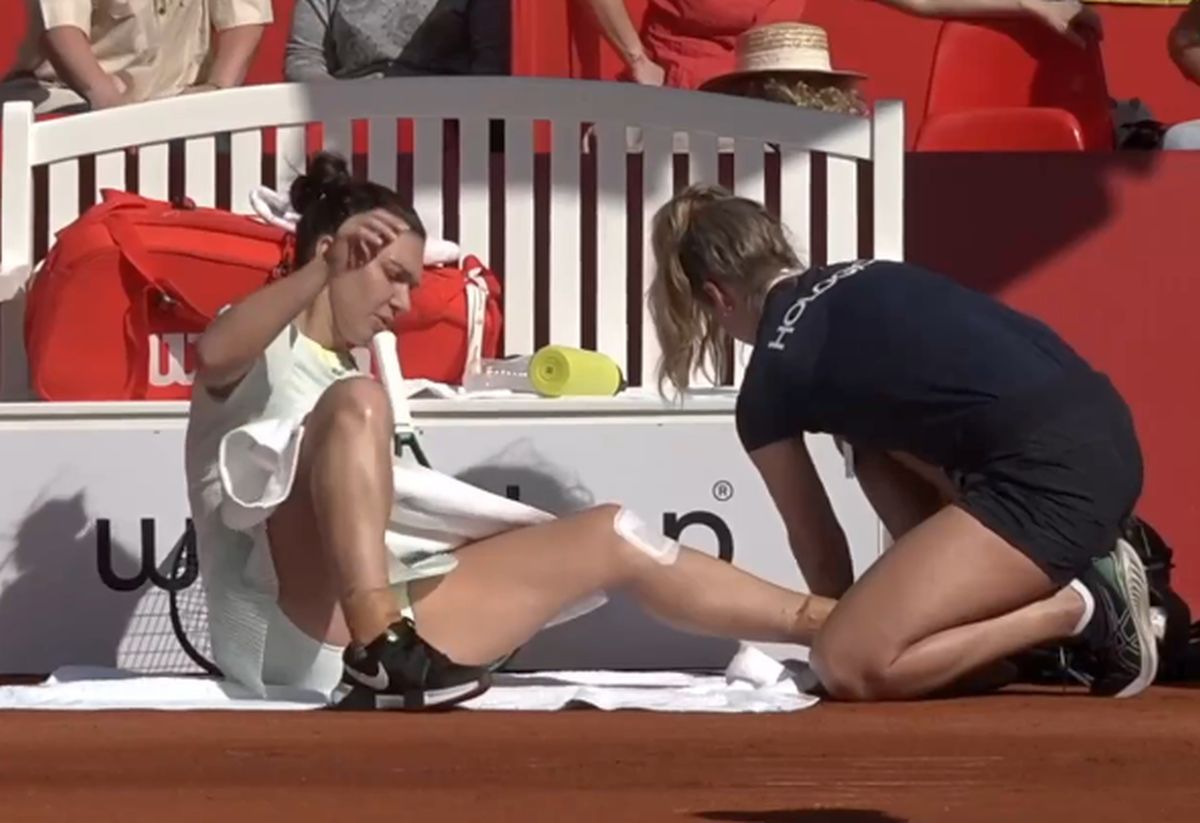 Simona Halep - McCartney Kessler » Simona, forțată să se retragă după ce câștigase primul set! Al doilea meci de la revenire, a doua problemă medicală