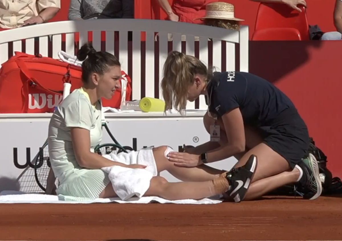 Simona Halep, probleme medicale la Trophee Clarins