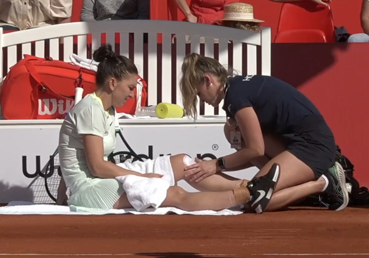 Simona Halep, probleme medicale la Trophee Clarins