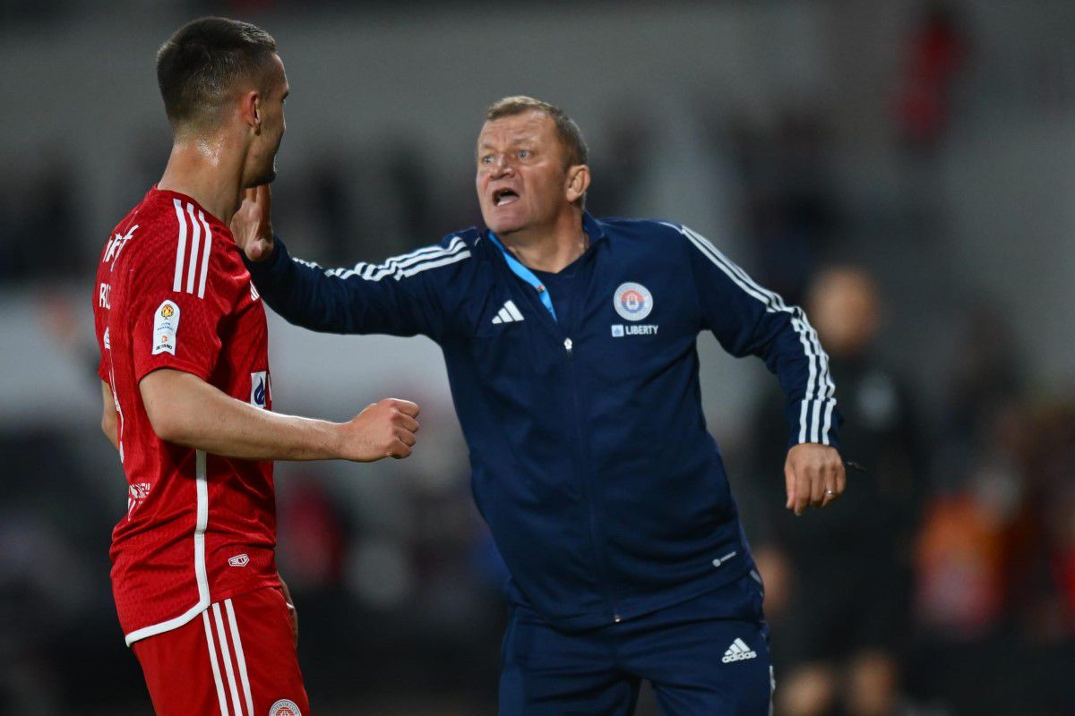 Nici golul nu-l mai mulțumește » Dorinel Munteanu, un car de nervi după ce Oțelul a deschis scorul: „Go, go!” + Și-a împins jucătorii!