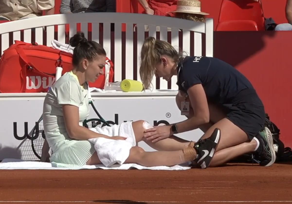 Simona Halep, probleme medicale la Trophee Clarins