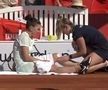 Simona Halep - McCartney Kessler » Simona, forțată să se retragă după ce câștigase primul set! Al doilea meci de la revenire, a doua problemă medicală