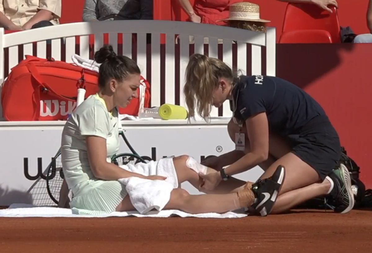 Simona Halep, probleme medicale la Trophee Clarins