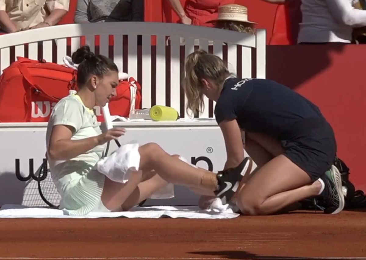 Simona Halep, probleme medicale la Trophee Clarins