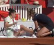 Simona Halep - McCartney Kessler » Simona, forțată să se retragă după ce câștigase primul set! Al doilea meci de la revenire, a doua problemă medicală