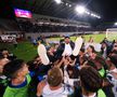 Corvinul Hunedoara, bucurie după finala Cupei României 2024, foto: GSP