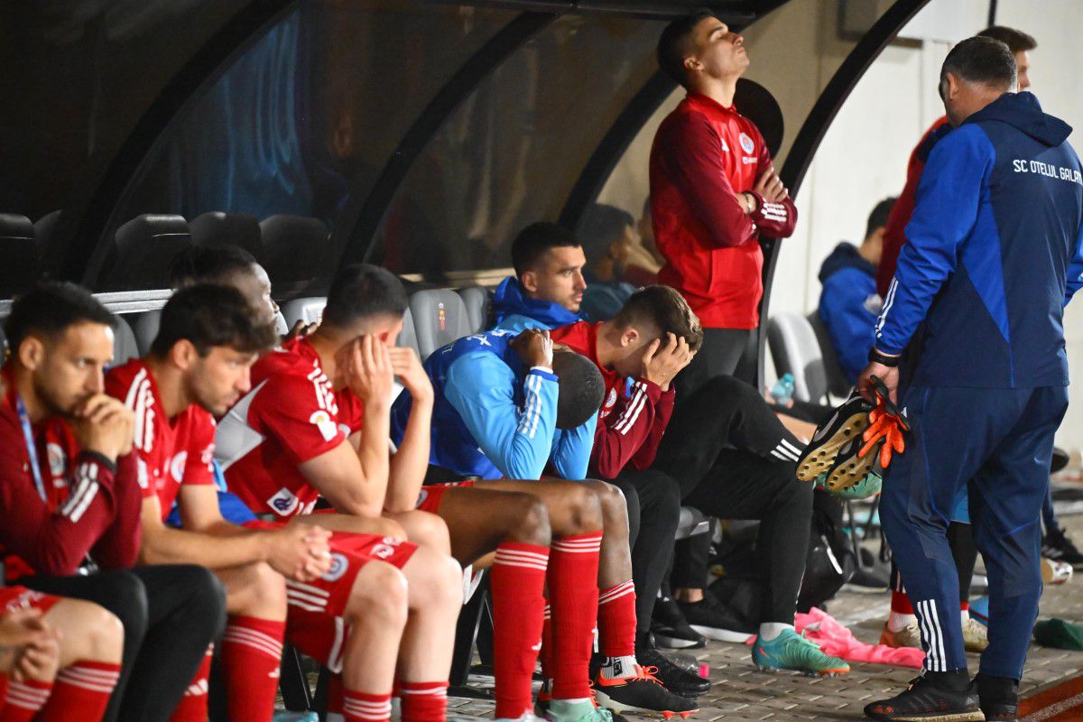 Oțelul, deznădejde după finala Cupei României