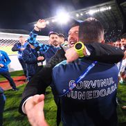 Corvinul Hunedoara, bucurie după finala Cupei României 2024, foto: GSP