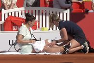 Simona Halep - McCartney Kessler » Simona, forțată să se retragă după ce câștigase primul set! Al doilea meci de la revenire, a doua problemă medicală