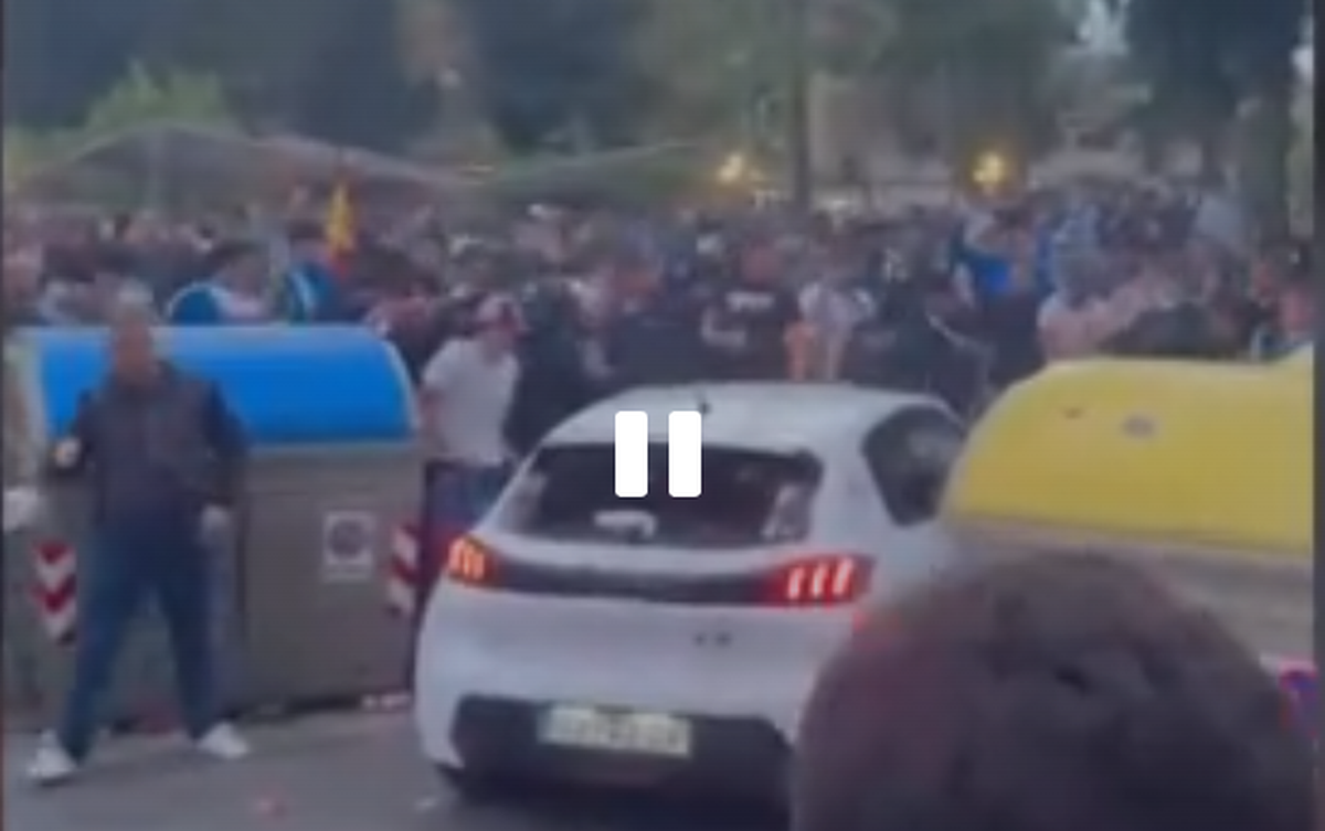 Scene șocante, înainte de Espanyol - Barcelona: a intrat cu mașina în mulțimea de suporteri, lângă stadion! Atenție, imagini cu puternic impact emoțional!