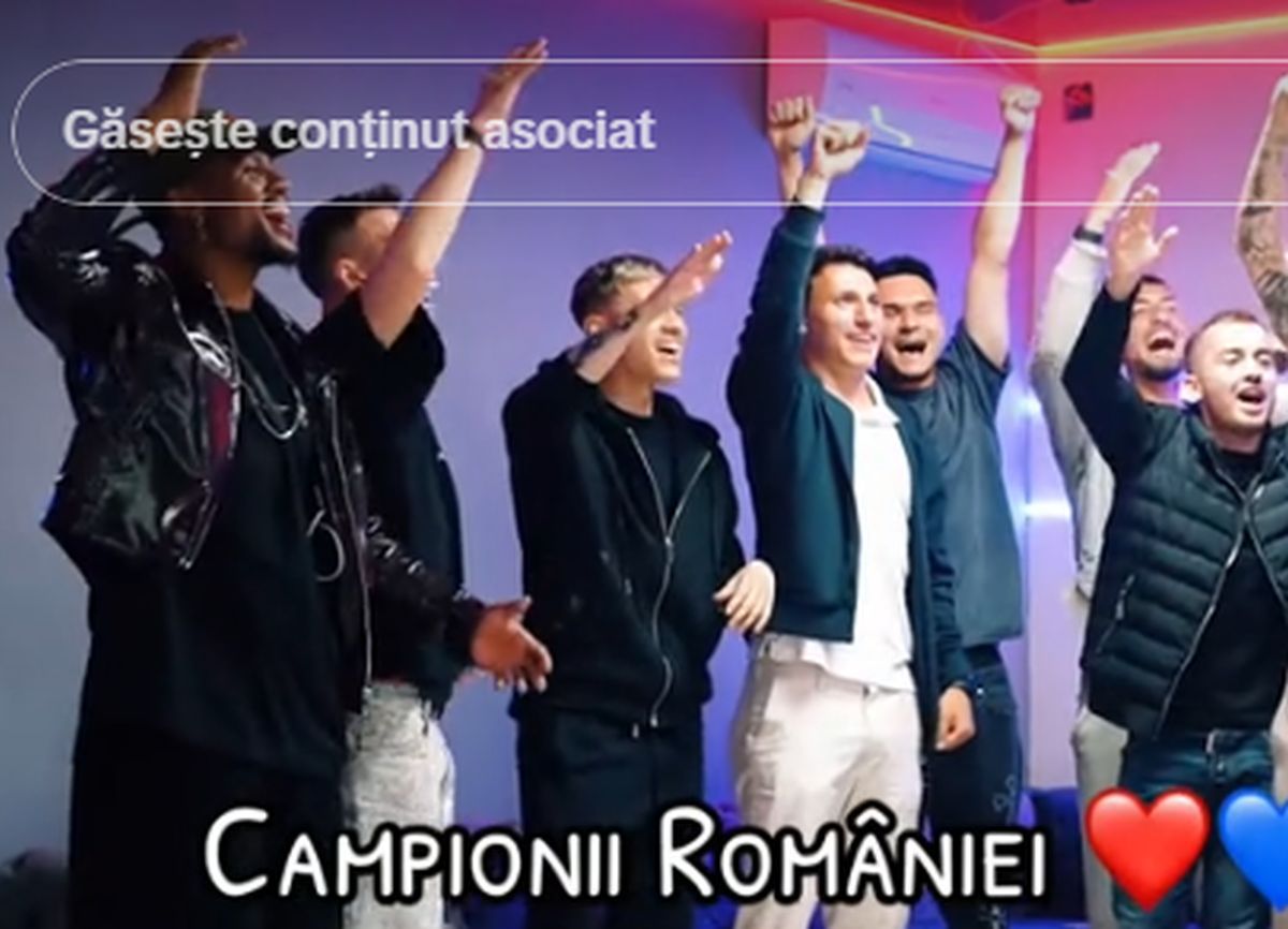 Manea de titlu pentru FCSB » Olaru, Tănase și Cisotti la filmări: „Ș-am ajuns în fruntea ligii / Datorită lu' nea Gigi”