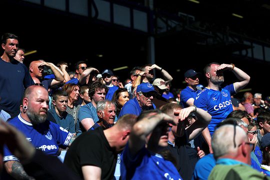 Suporterii lui Everton la meciul cu Ipswich Town // foto: Guliver/gettyimages