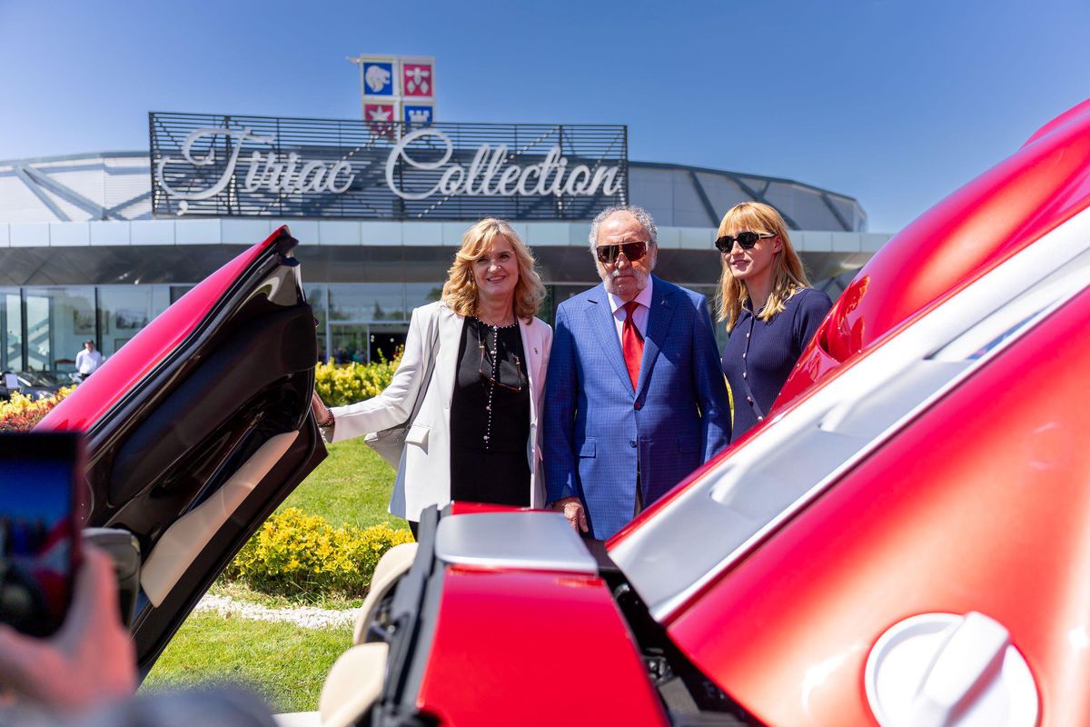 Ion Țiriac și-a prezentat colecția de mașini Ferrari