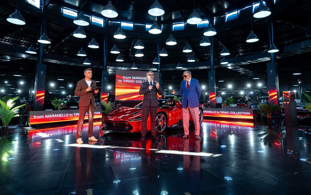 Ion Țiriac și-a prezentat colecția de mașini Ferrari