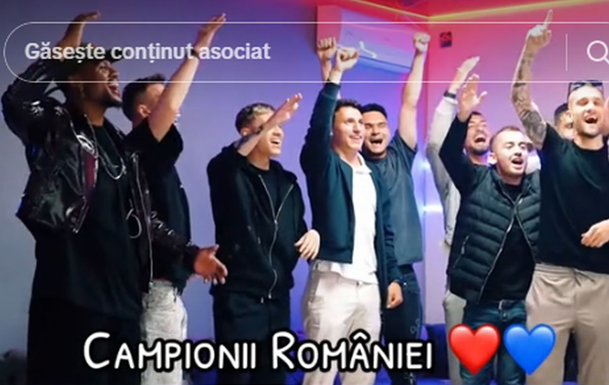 Manea de titlu pentru FCSB » Olaru, Tănase și Cisotti la filmări: „Ș-am ajuns în fruntea ligii / Datorită lu' nea Gigi”