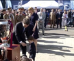 Nicușor Dan la Black Sea Defense and Aerospace - BSDA. Foto: captură Antena 1