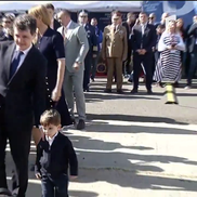 Nicușor Dan la Black Sea Defense and Aerospace - BSDA. Foto: captură Antena 1