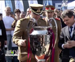 Nicușor Dan la Black Sea Defense and Aerospace - BSDA. Foto: captură Antena 1