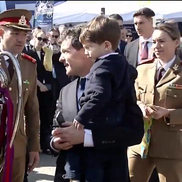 Nicușor Dan la Black Sea Defense and Aerospace - BSDA. Foto: captură Antena 1