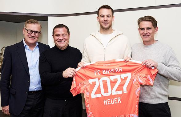 Bayern Munchen a făcut anunțul » Manuel Neuer și-a prelungit contractul: „Sunt foarte fericit să rămân încă un an”