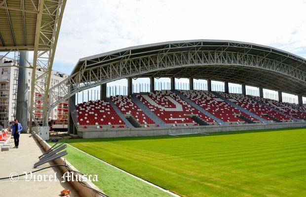 FOTO Gafă de proporții pe unul dintre noile stadioane! Muncitorii au refăcut totul + acuze dure: „Sunt sute de nereguli”