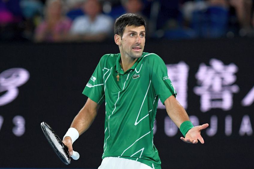 Novak Djokovic e suspect de coronavirus. foto: Guliver/Getty Images