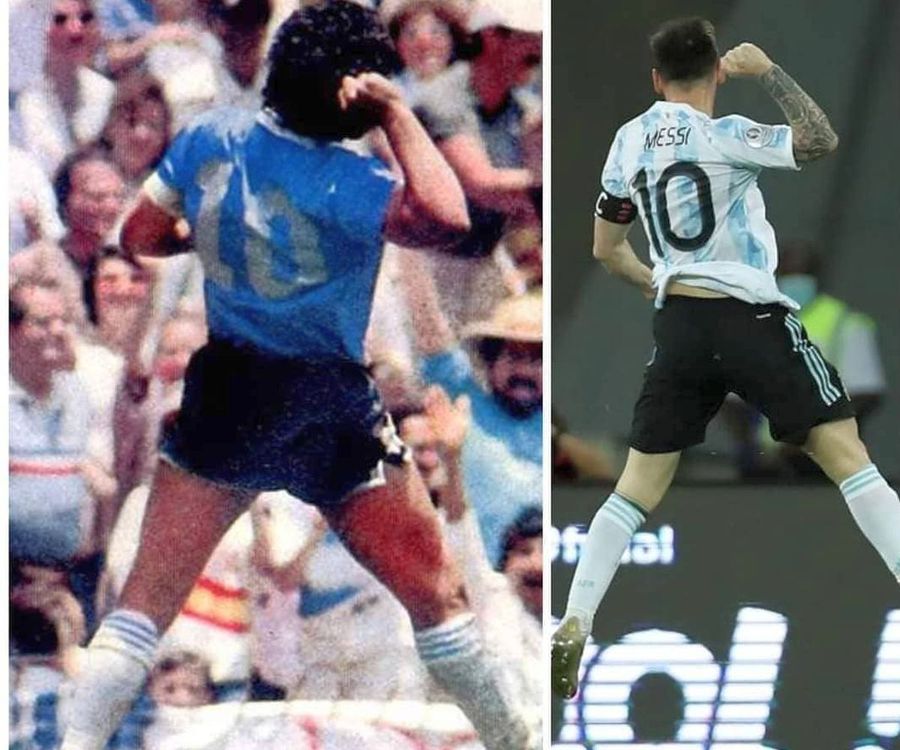 Imagini IMPRESIONANTE la Argentina - Chile: Maradona 3D pe gazon, apoi show Messi!