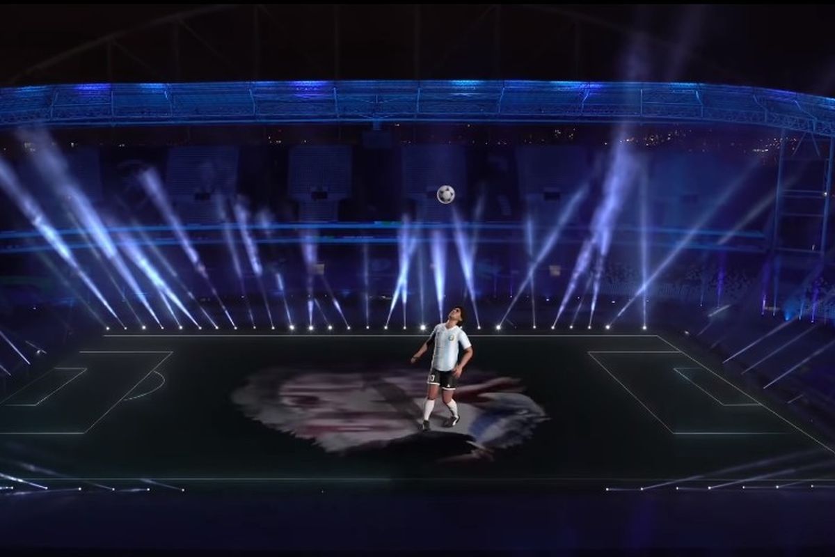 Imagini IMPRESIONANTE la Argentina - Chile: Maradona 3D pe gazon, apoi show Messi!