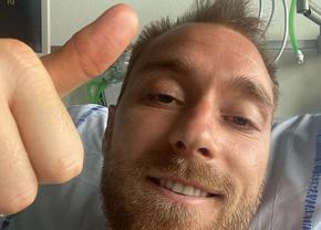 Christian Eriksen, mesaj de pe patul de spital » „Ce frumos să-l văd râzând!” + UEFA se apără