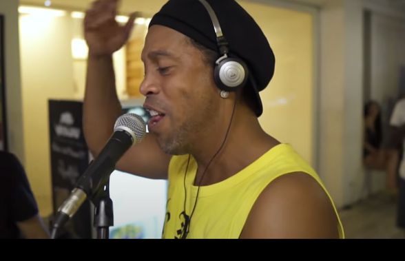 „Dințos” la microfon » Ronaldinho și-a lansat primul videoclip din noua aventură în industria muzicală