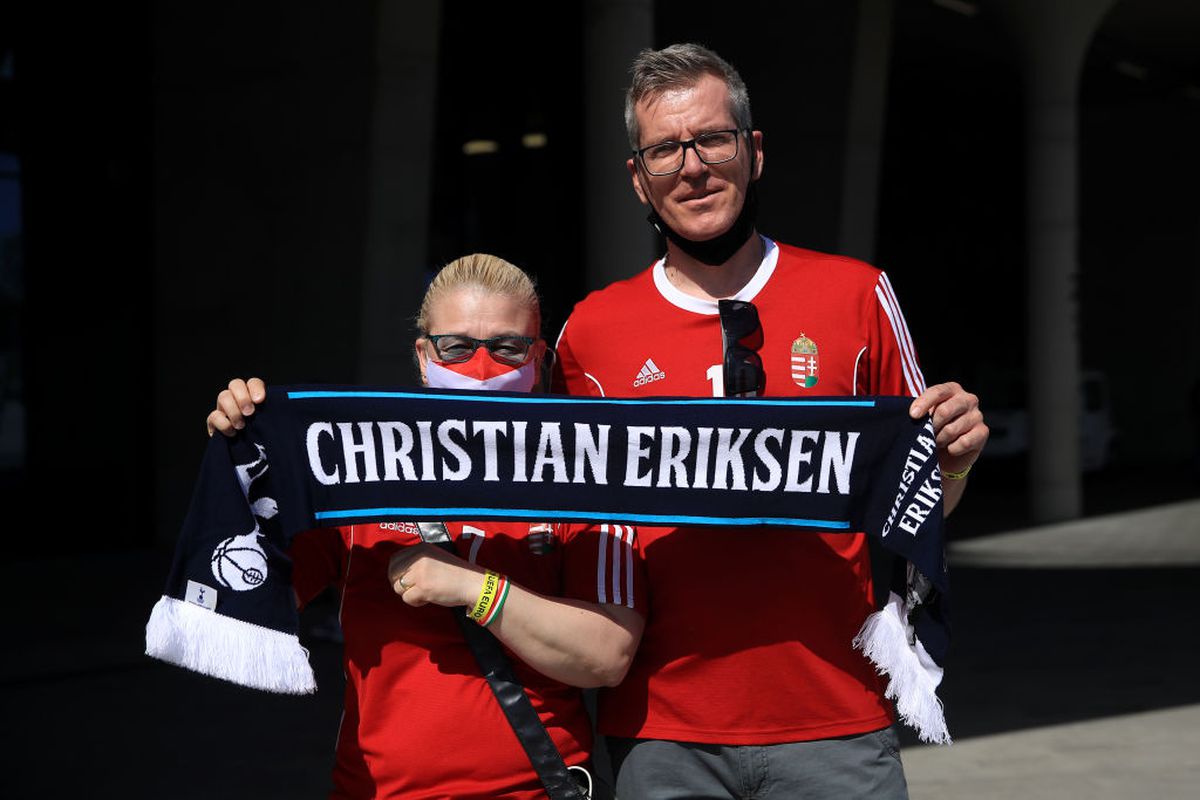 UNGARIA - PORTUGALIA. Imagini cu fanii de pe Puskas Arena, singurul stadion de la EURO care se umple la capacitate maximă: 55.662 de spectatori!