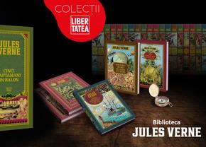 Cărți de Jules Verne: oferă-i copilului doza de aventură cu ”cinci săptămâni în balon”!