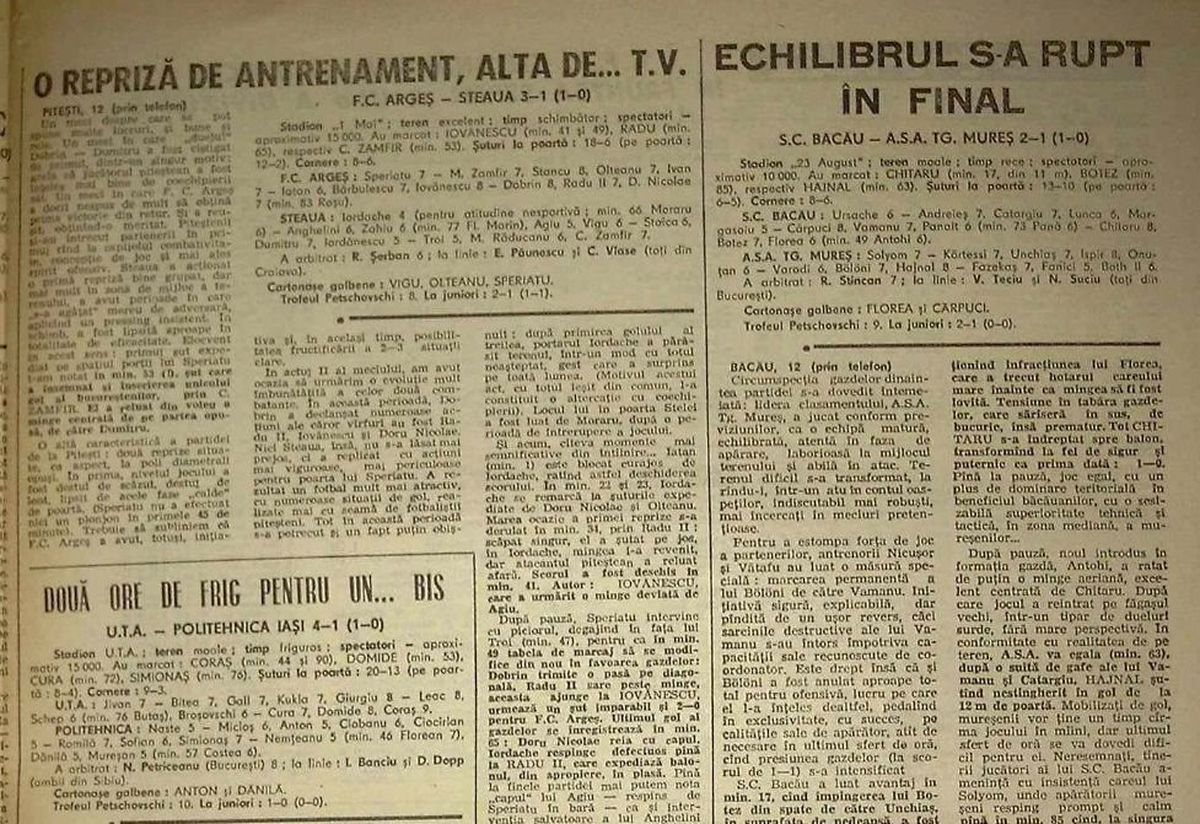 RETRO GSP: imagini din sezonul în care Steaua '78 a luat titlul cu numărul 9