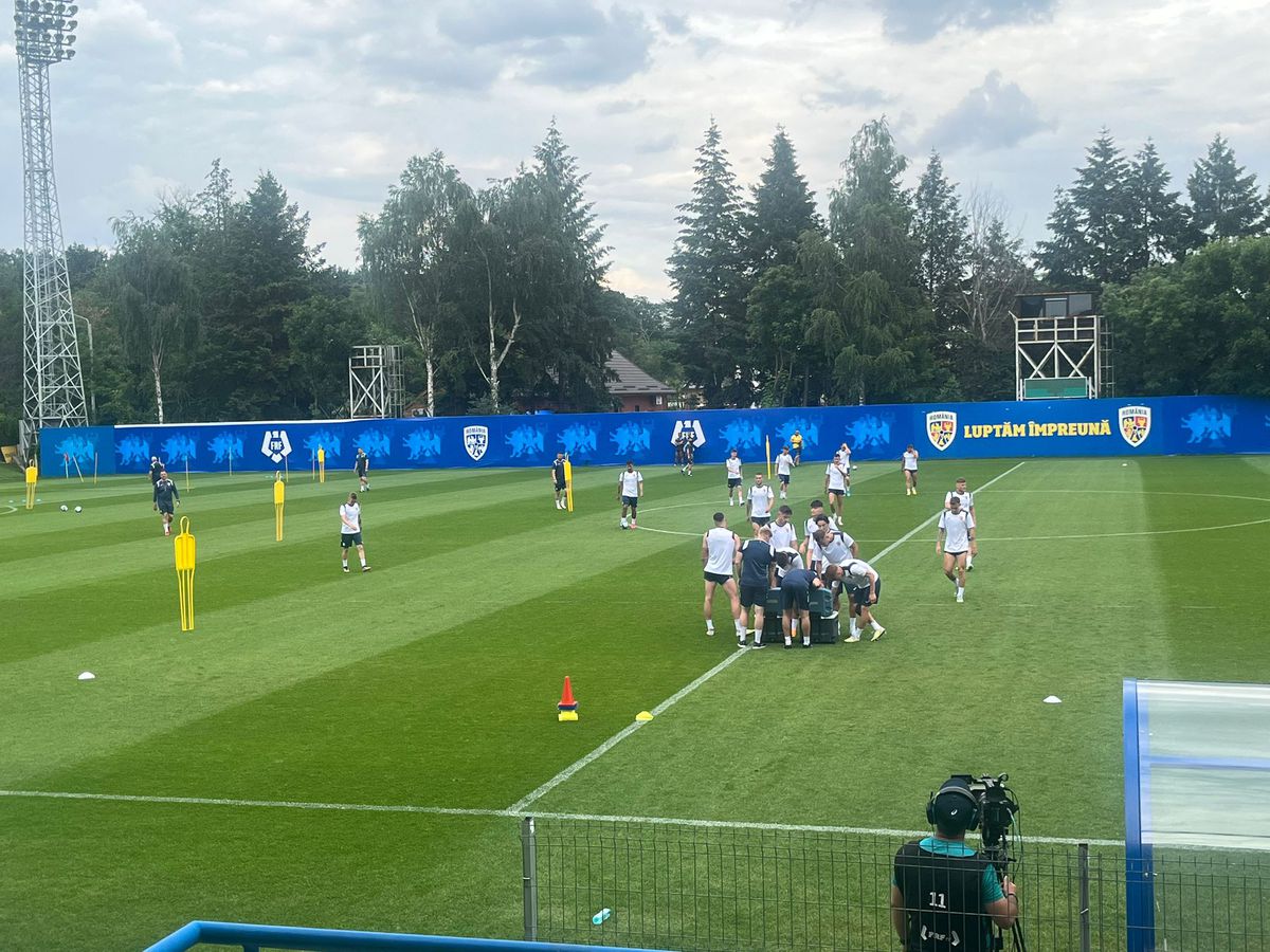 Antrenament România U21 la Mogoșoaia