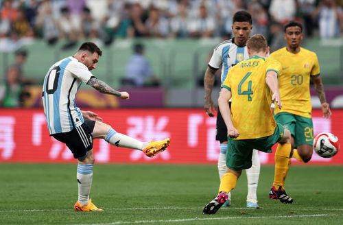 Lionel Messi (35 de ani) a marcat astăzi cel mai rapid gol din carieră, în meciul amical câștigat de Argentina în fața Australiei, scor 2-0.