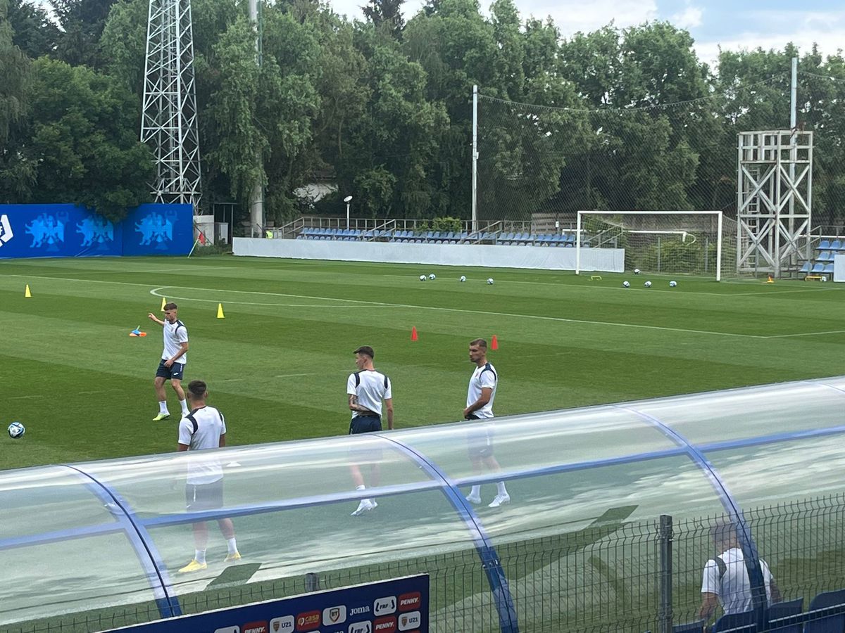 Antrenament România U21 la Mogoșoaia