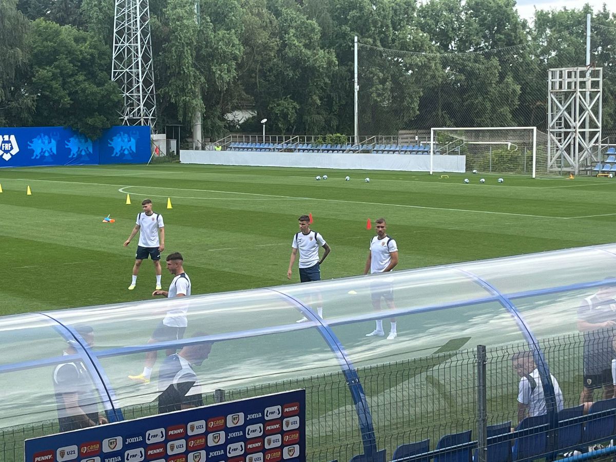 Antrenament România U21 la Mogoșoaia