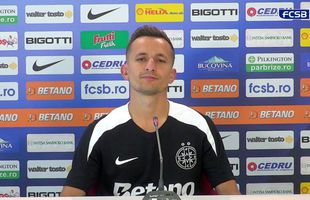 Marius Ștefănescu, în al nouălea cer după transferul la FCSB: „Este clar... acest lucru m-a făcut să vin aici”