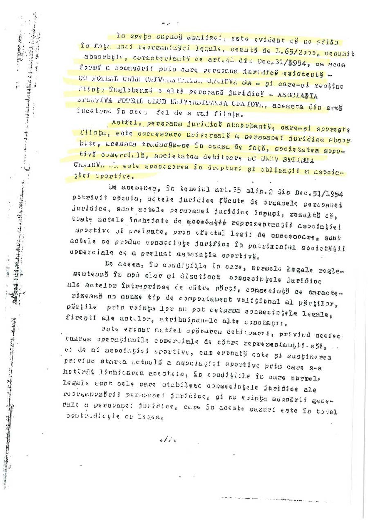 Documentele publicate de FCU Craiova: Adrian Mititelu susține că echipa sa deține sigla și palmaresul Universității