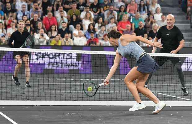 Tenis de poveste, cu 32 de titluri de Grand Slam pe teren » Cele mai tari momente de la Cluj: „sosia” lui Agassi și propunerea americanului