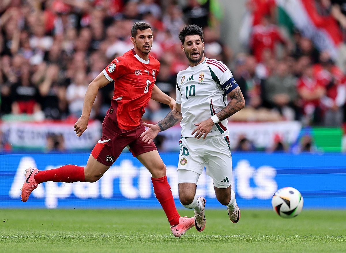 Ungaria - Elveția 1-3 » Fotbal cu Fiola din partea maghiarilor, geniul lui Aebischer rezolvă meciul! Duel cu Germania pentru locul 1 în grupă?