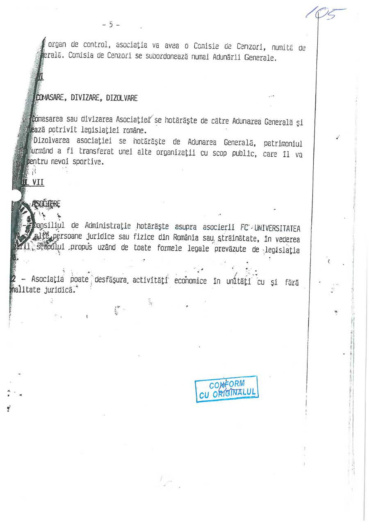 Documentele publicate de FCU Craiova: Adrian Mititelu susține că echipa sa deține sigla și palmaresul Universității