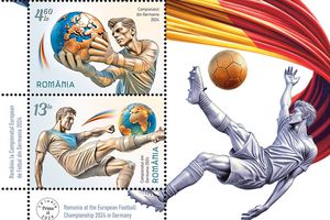 Moment unic pentru colecționari: Romfilatelia a lansat timbre speciale pentru EURO 2024