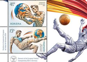 Moment unic pentru colecționari: Romfilatelia a lansat timbre speciale pentru EURO 2024
