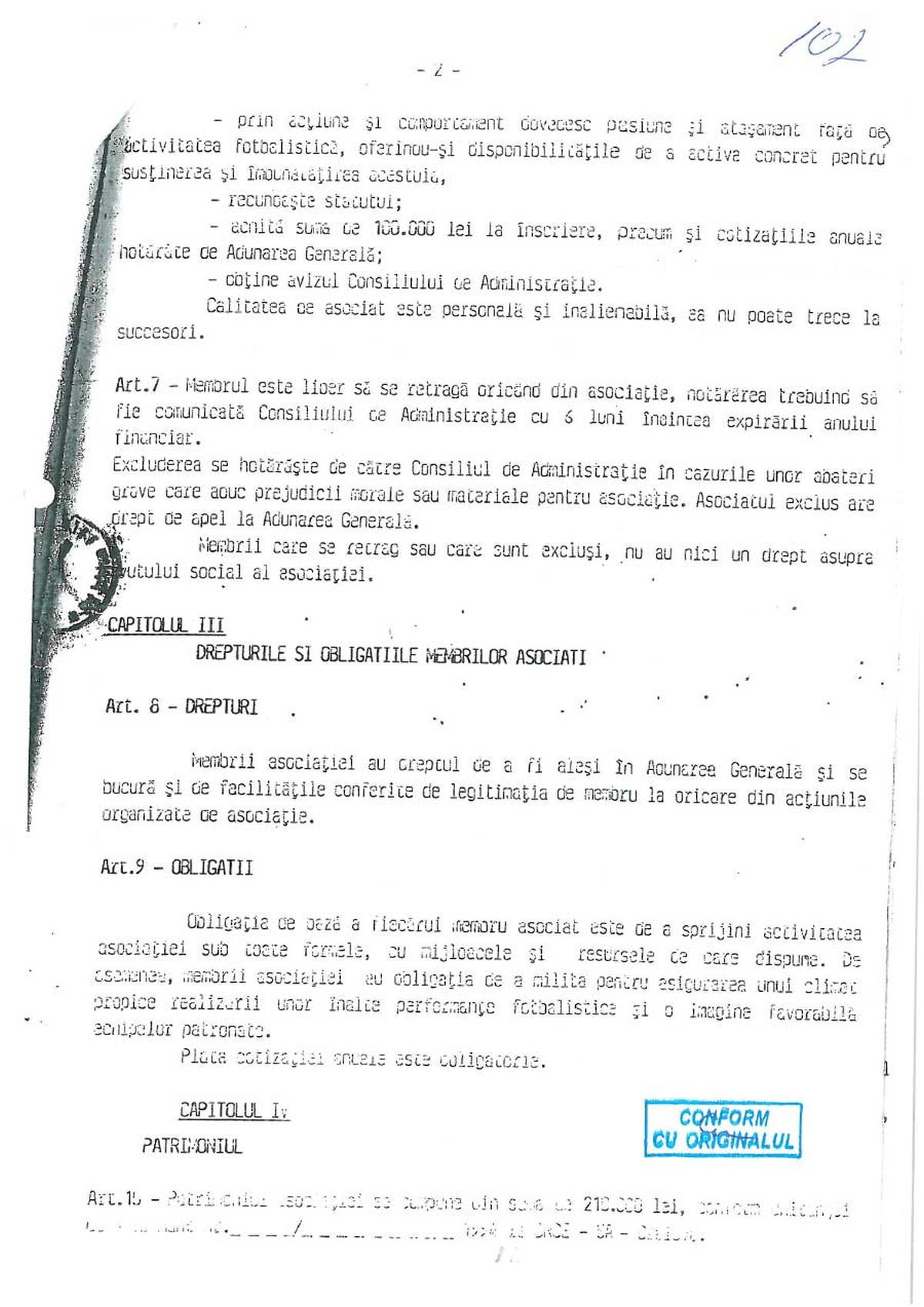 Documentele publicate de FCU Craiova: Adrian Mititelu susține că echipa sa deține sigla și palmaresul Universității