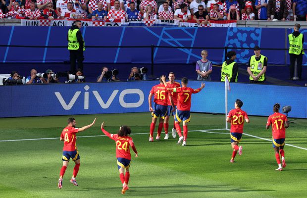 Sfârșitul erei tiki-taka? Spania a demolat-o pe Croația la Euro, dar a pierdut la un capitol neașteptat