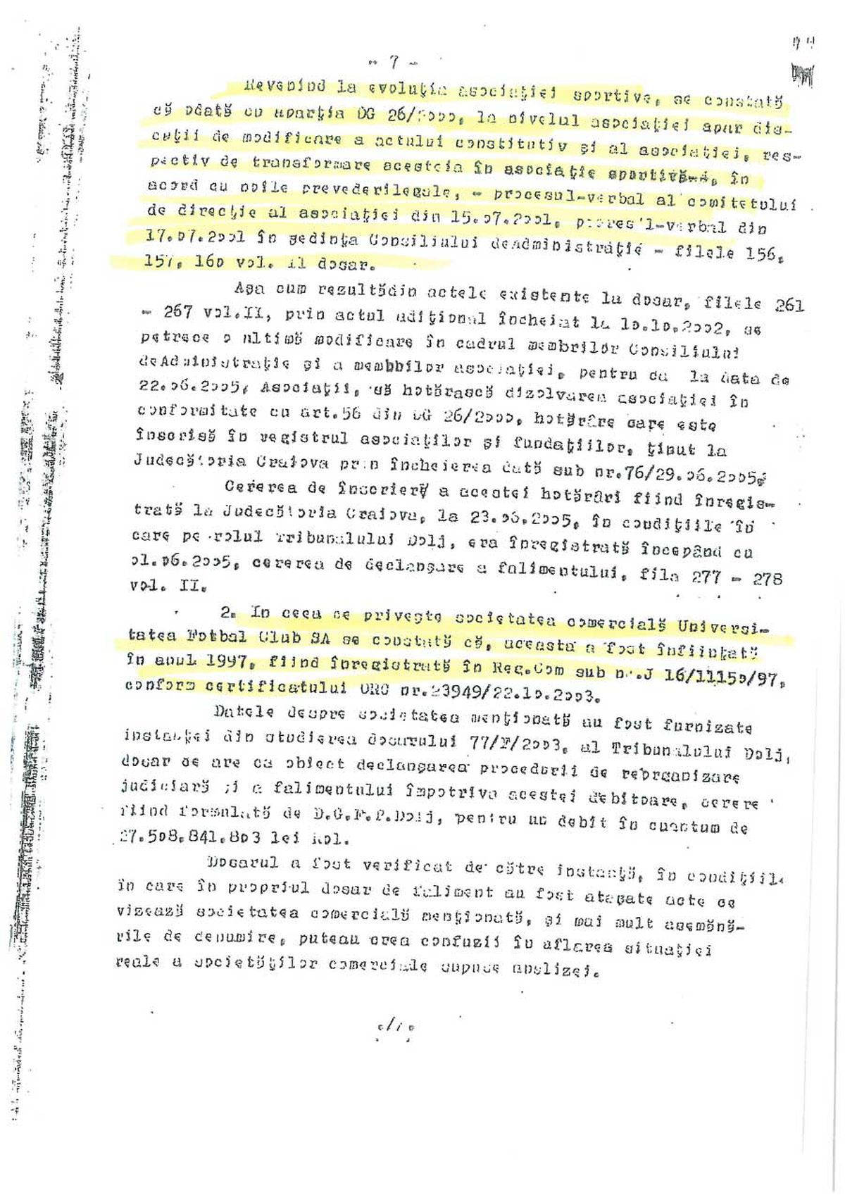 Documentele publicate de FCU Craiova: Adrian Mititelu susține că echipa sa deține sigla și palmaresul Universității