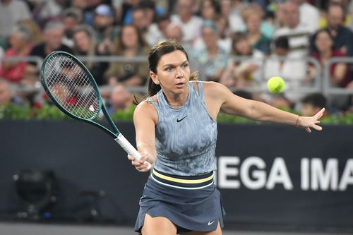 Simona Halep, într-un meci demonstrativ la Sports Festival/ FOTO: Cristi Preda (GSP)